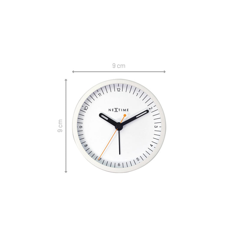 Desk Alarm Clock - White