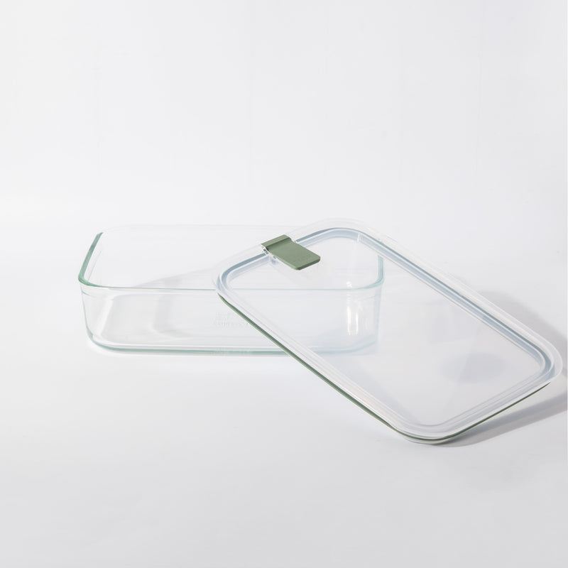 EasyClip Glass Storage Box 2250ml - Nordic Sage