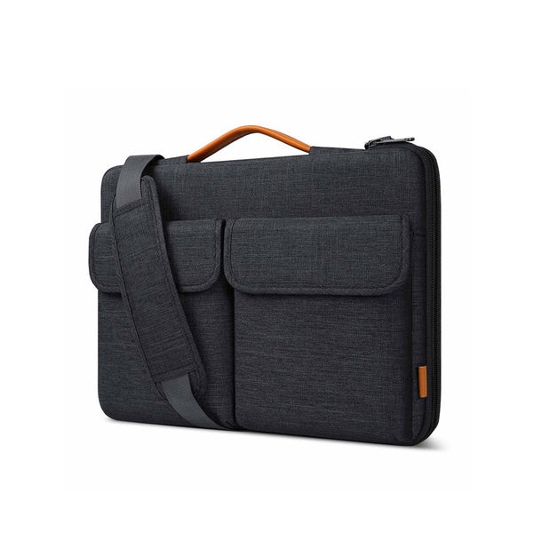 EdgeKeeper Laptop Bag - Black Grey 15.6 Inches