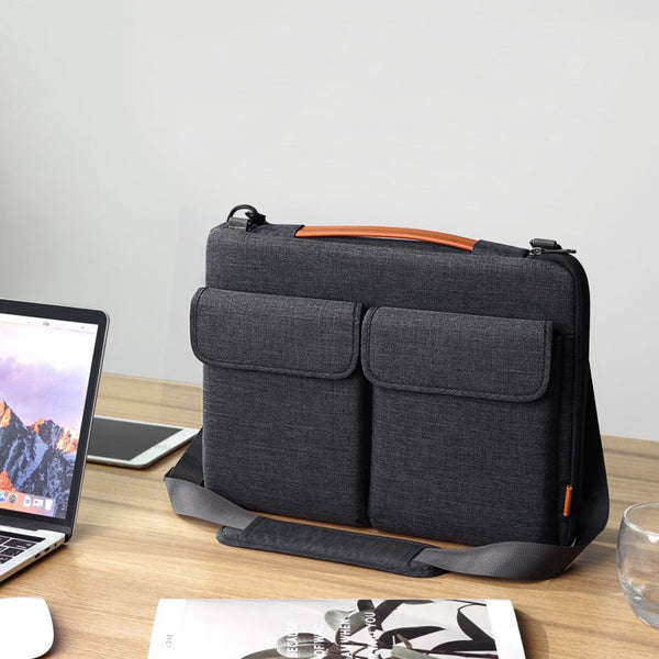 EdgeKeeper Laptop Bag - Black Grey 13 Inches