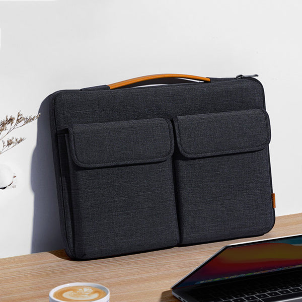 EdgeKeeper Laptop Bag - Black Grey 15.6 Inches