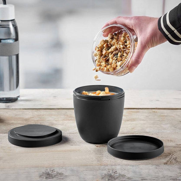 Mepal Netherlands Ellipse Lunch Pot Mini - Nordic Black - Modern Quests