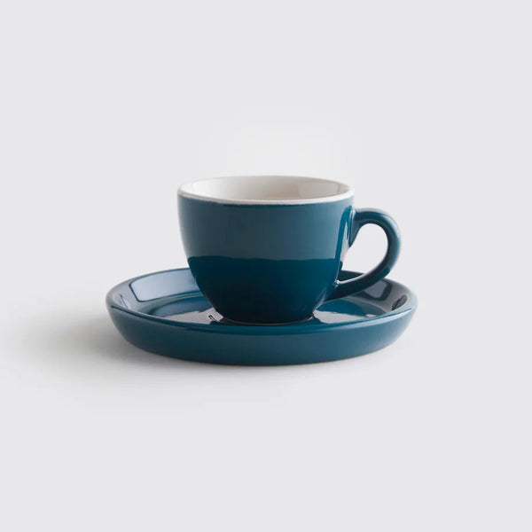 Espresso Cup with Saucer - Blue