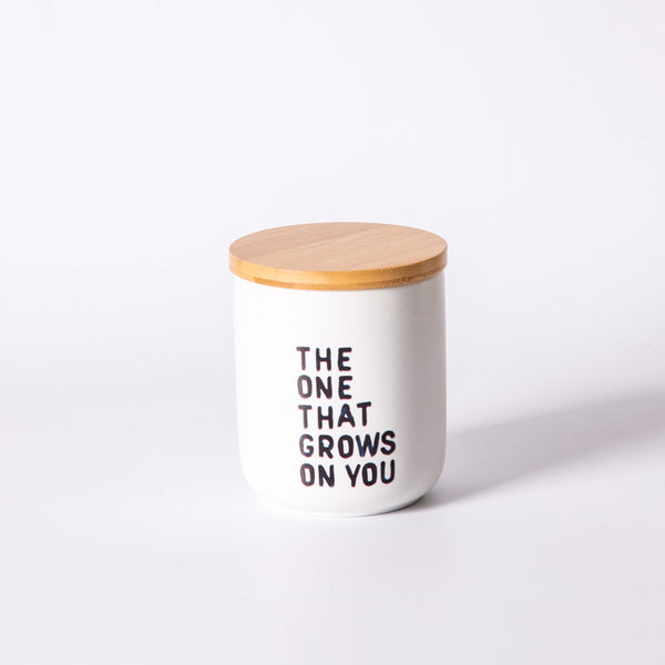 Essential Ceramic Jar With Lid Medium - Grows On You
