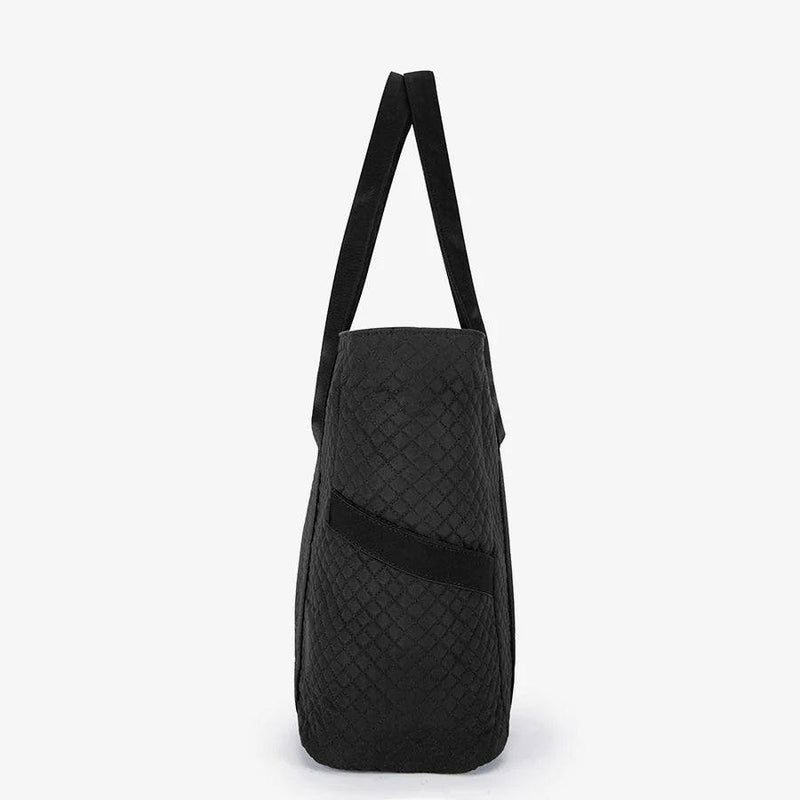 Bagsmart Daily Tote Bag Large - Quilted Black - Modern Quests