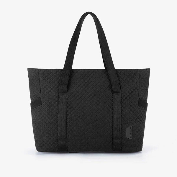 Bagsmart Daily Tote Bag Large - Quilted Black - Modern Quests