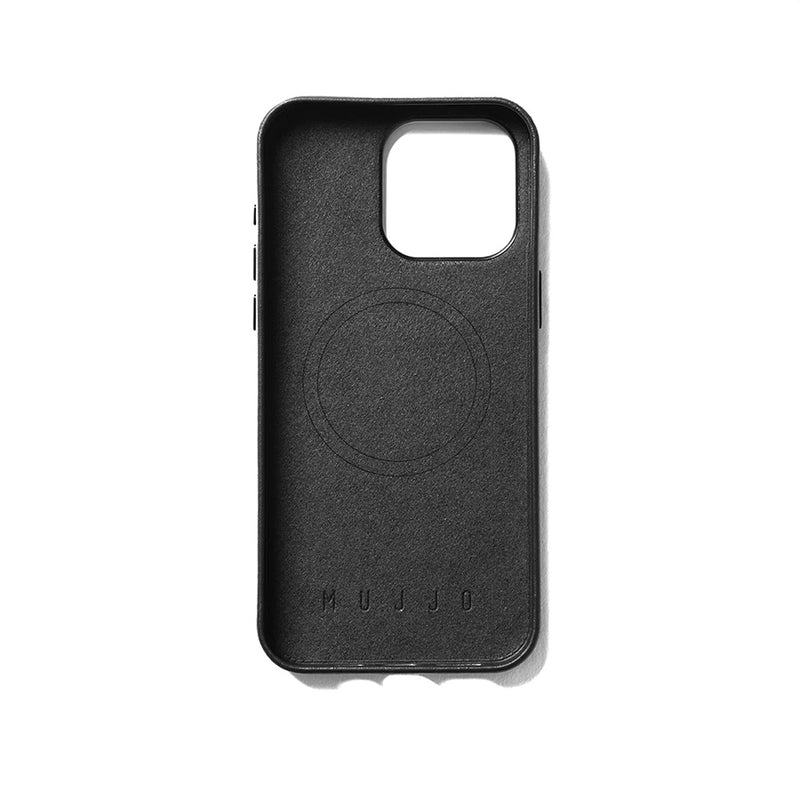 Full Leather Wallet Case for iPhone 15 Pro Max - Black