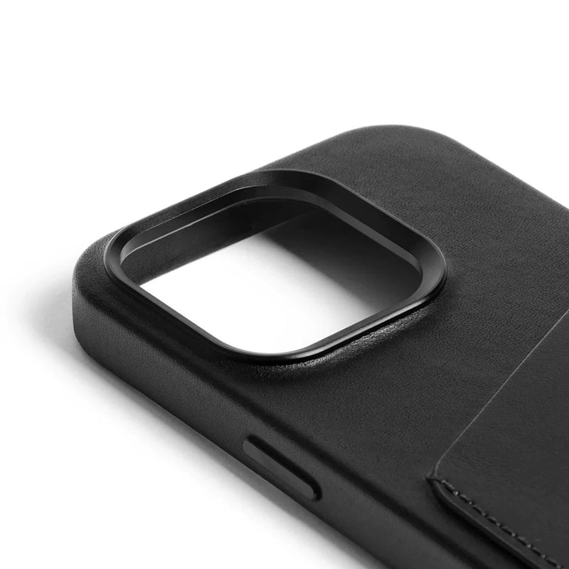 Full Leather Wallet Case for iPhone 15 Pro - Black