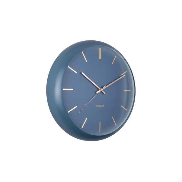 Globe Wall Clock 40cm - Blue