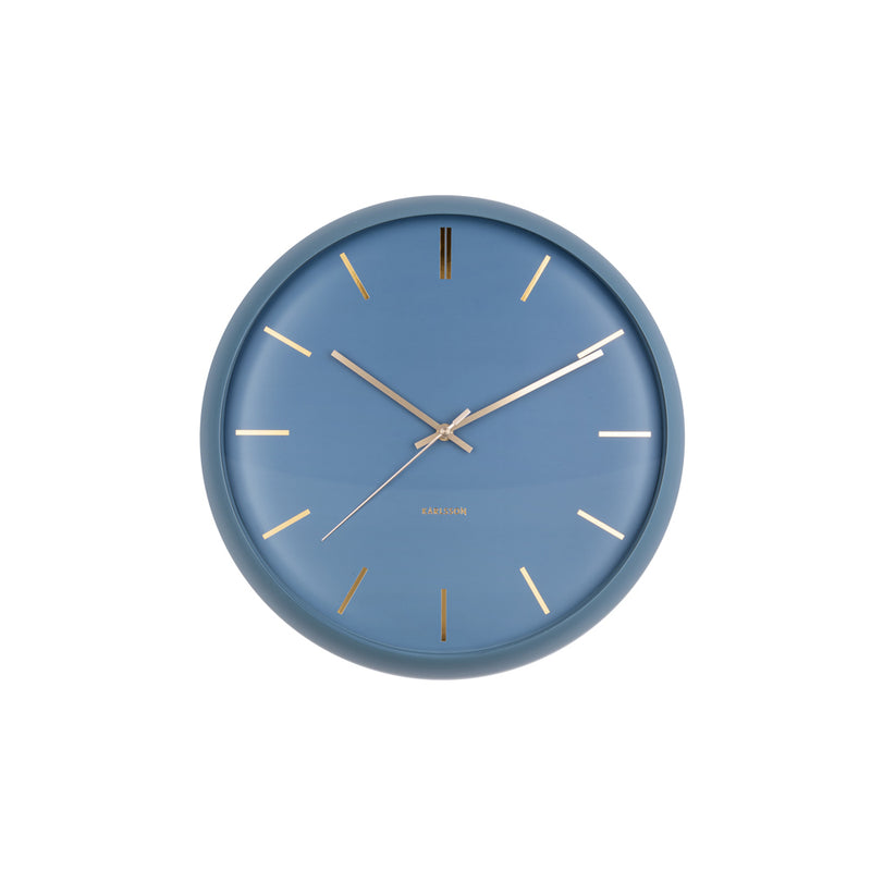Globe Wall Clock 40cm - Blue