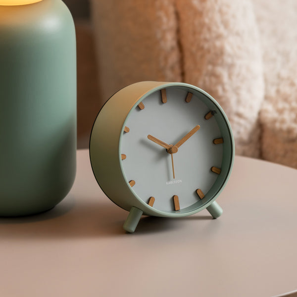 Grace Alarm Clock - Grayed Jade