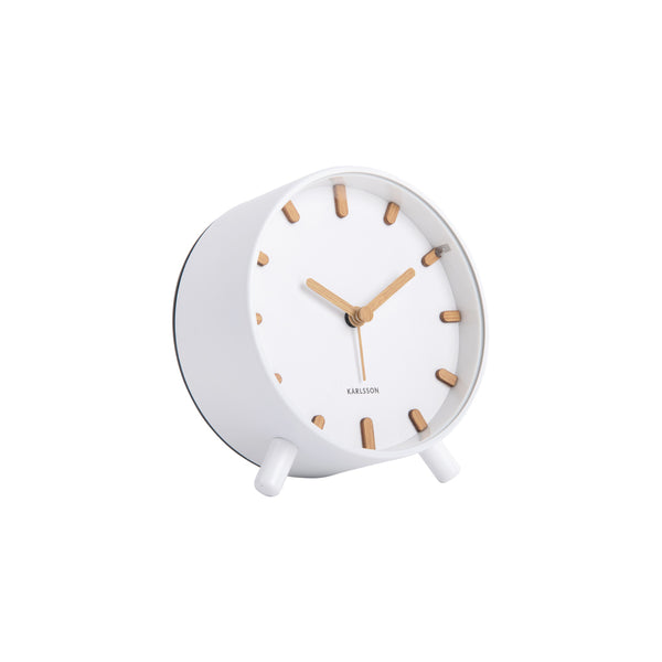 Grace Alarm Clock - White