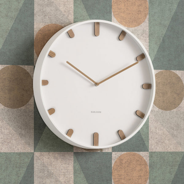 Grace Wall Clock 40cm - White