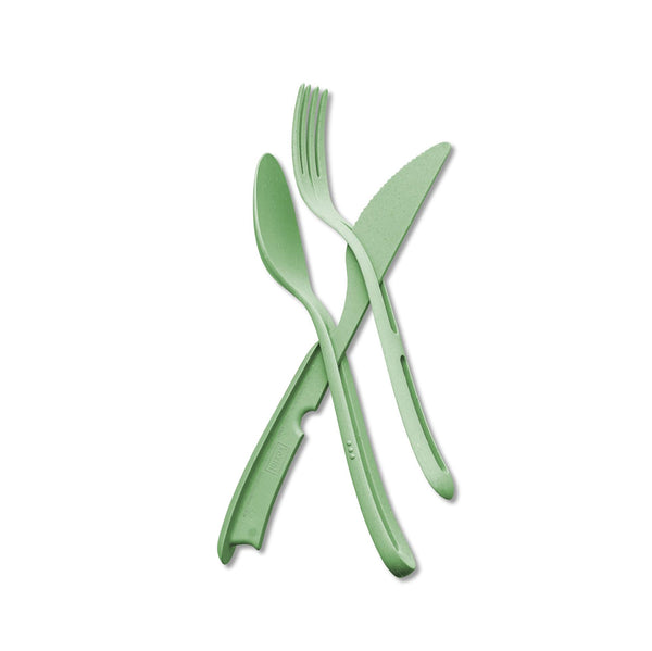 Klikk 3-piece Cutlery Set - Leaf Green