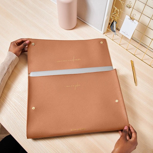 Laptop Sleeve, Brown - Call it a Plan
