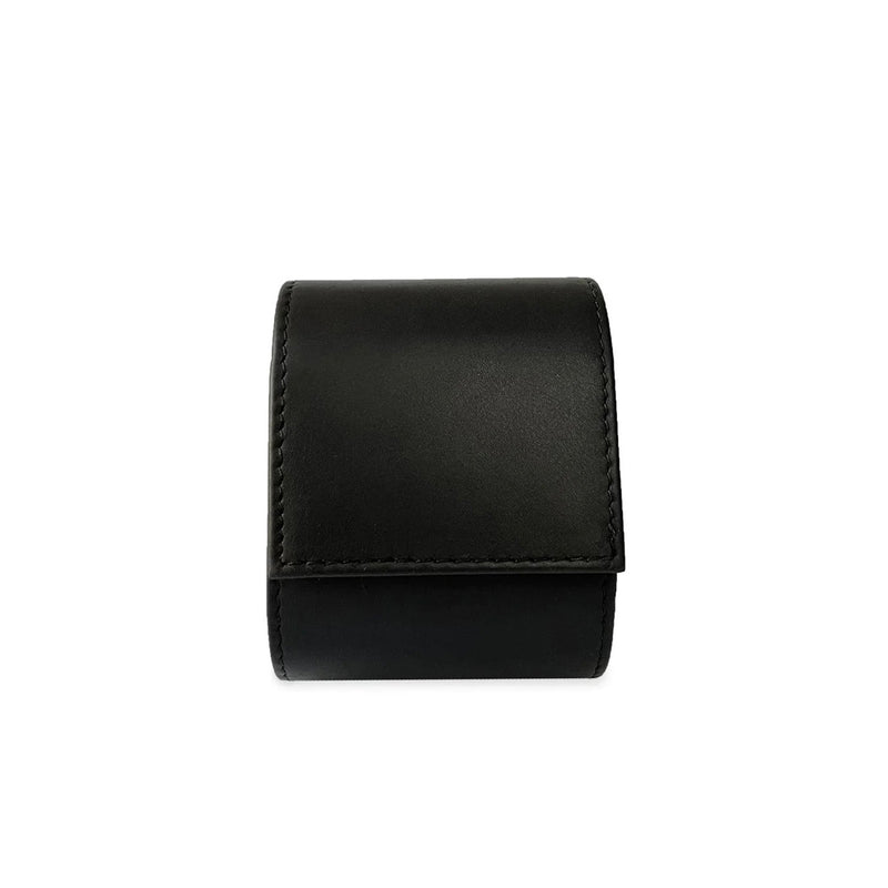 Leather Single Watch Case - Black