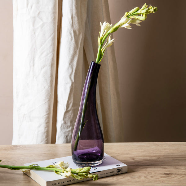 Luminosa Glass Vase Medium - Violet