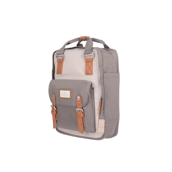 Macaroon Backpack - Ivory x Light Grey