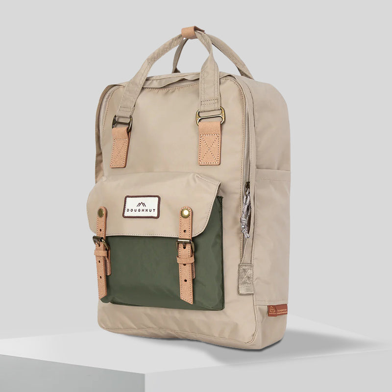 Macaroon Jungle II Series Large Backpack - Beige