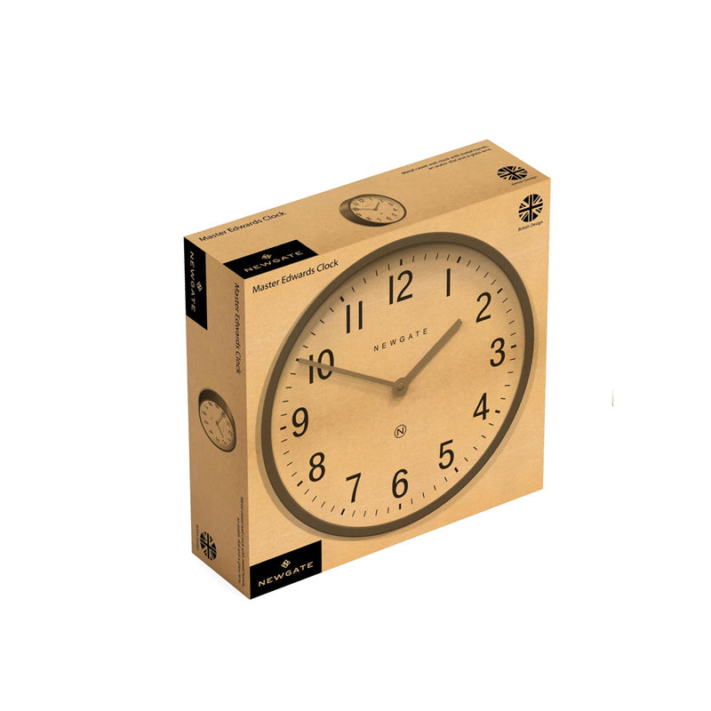 Master Edwards Wall Clock 30cm - Radial Copper