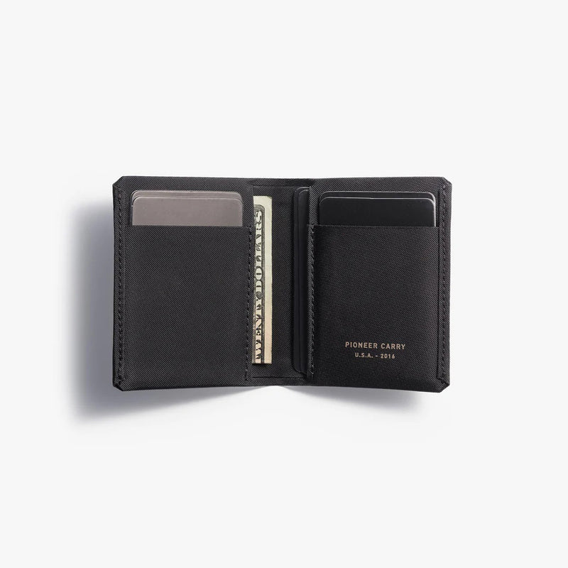Matter Bifold Wallet - Black Baby Ballistic RFID