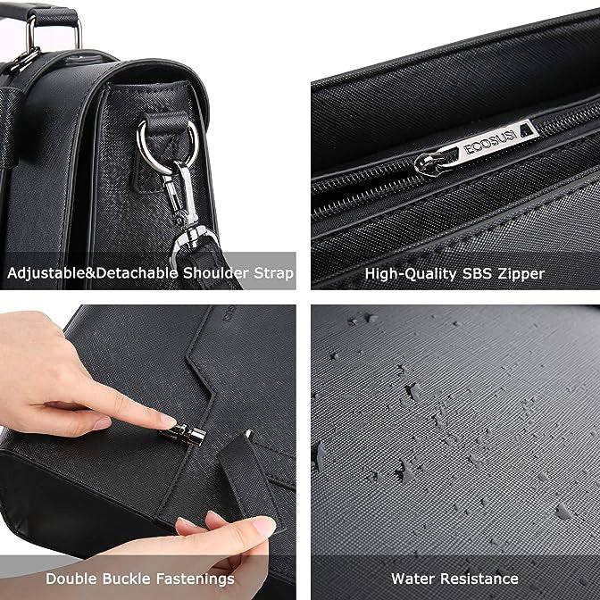 Messenger Laptop Bag - Black