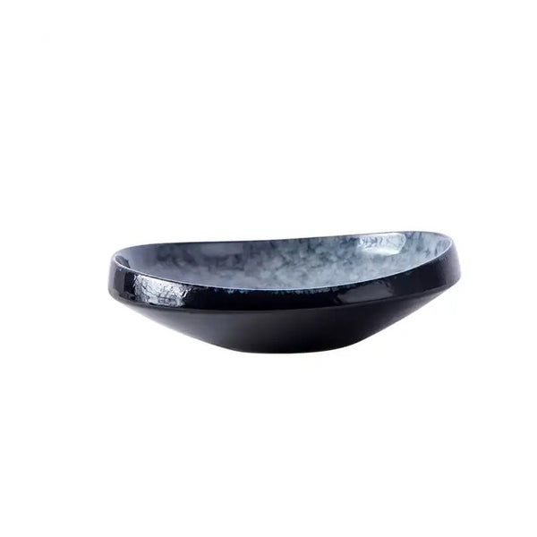 Oasis Curved Serving Bowl - Cool Grey