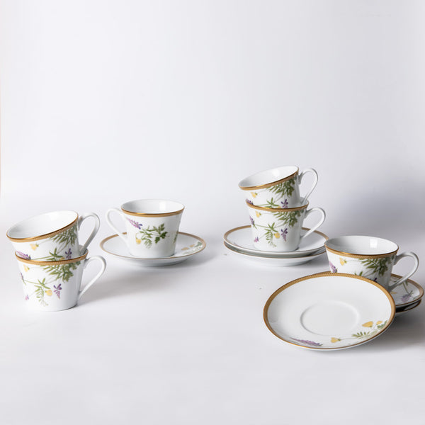 New Morning 12-piece Porcelain Tea Set