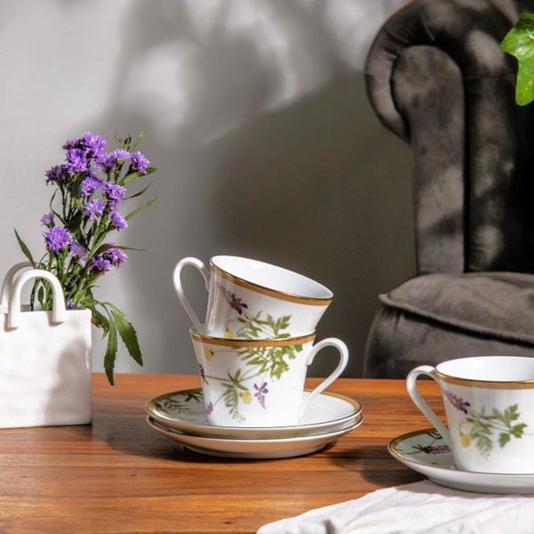 New Morning 12-piece Porcelain Tea Set