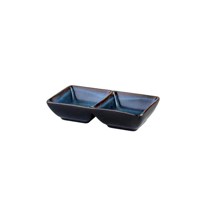 Oasis Sectional Serving Plate - Royal Blue