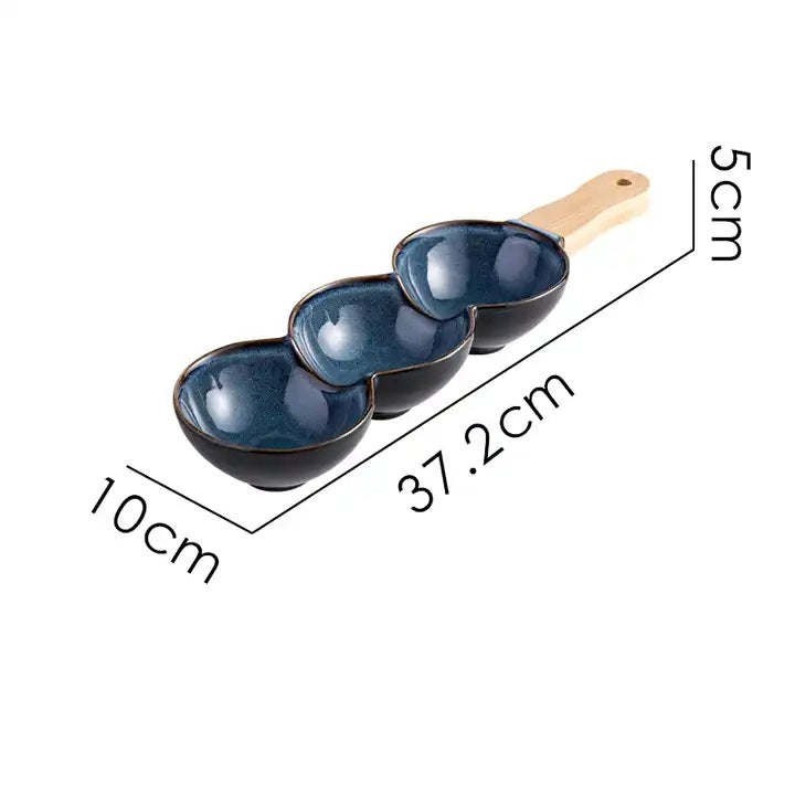 Oasis Snack Trio with Handle - Royal Blue