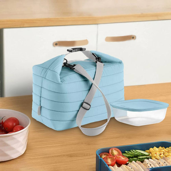 Guzzini Italy On-the-Go Thermal Bag with Container Large - Blue - Modern Quests