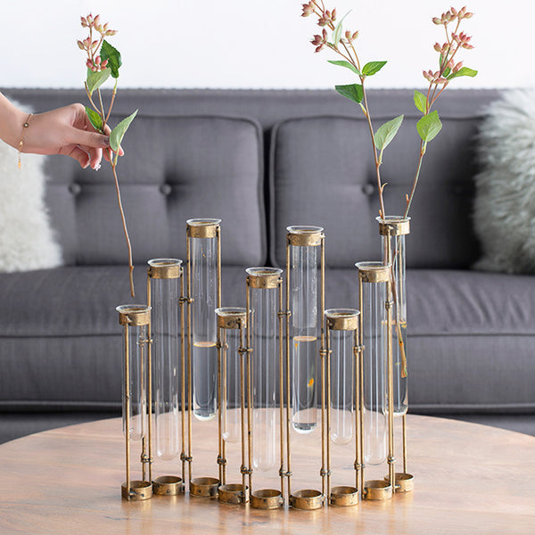 Orca Connected Test Tube Vases Large