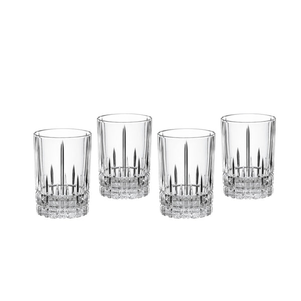 Perfect Serve Short Long Drink Glasses 240ml, Set of 4