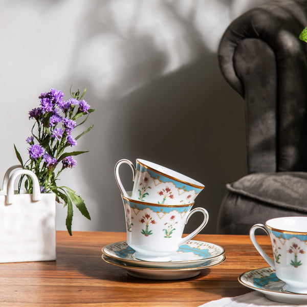 Royal Blossom 12-piece Porcelain Tea Set