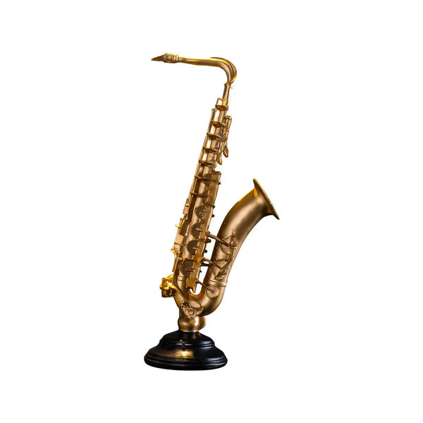 Saxophone Decorative Accent - Gold