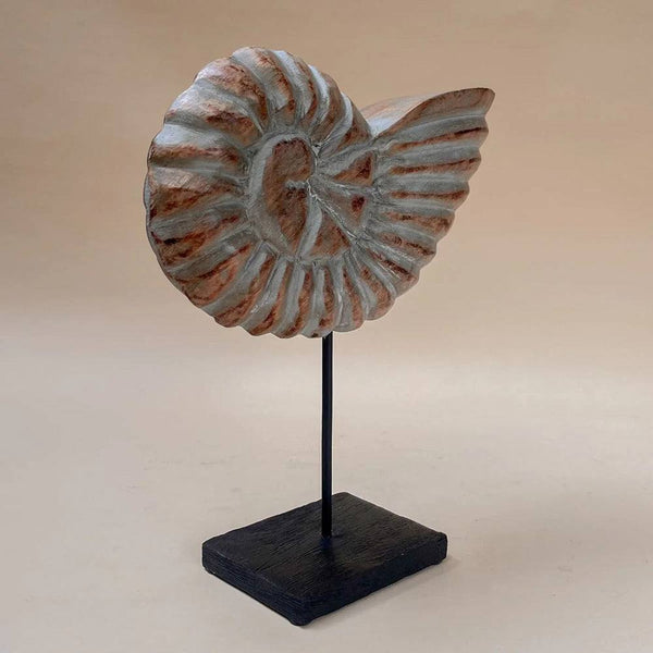 Serena Nautical Shell Wooden Sculpture