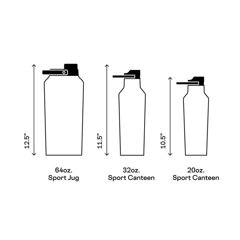 Corkcicle USA Insulated Sport Canteen 950ml - Fuschia - Modern Quests
