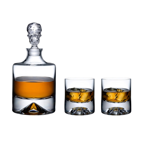Shade Whiskey Decanter & Glasses Set