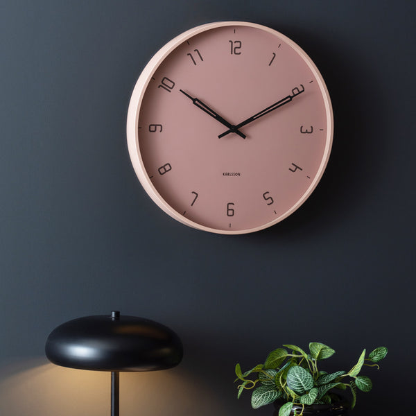 Stark Wall Clock 40cm - Faded Pink