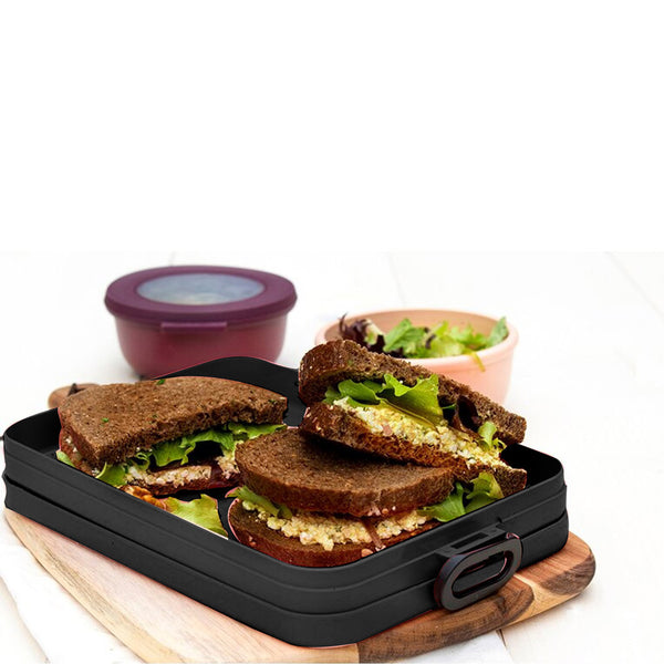 Take A Break Lunch Box Flat - Nordic Black