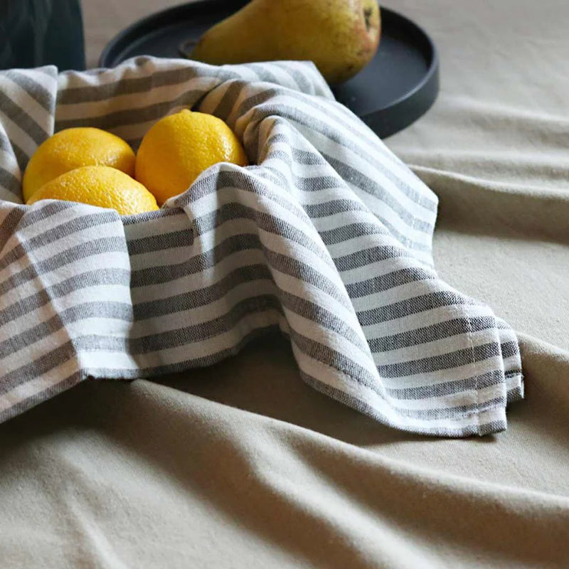 Tea Towels, Set of 2 - Grey & Charcoal