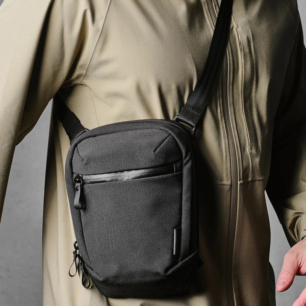 Vertical Sling Bag - Slate Grey VX21