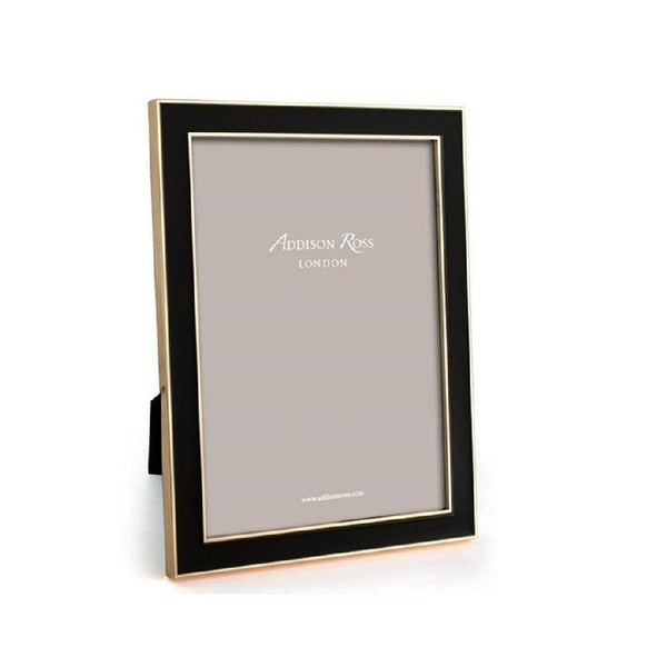 Addison Ross Black Enamel & Gold Frame - Large - Modern Quests