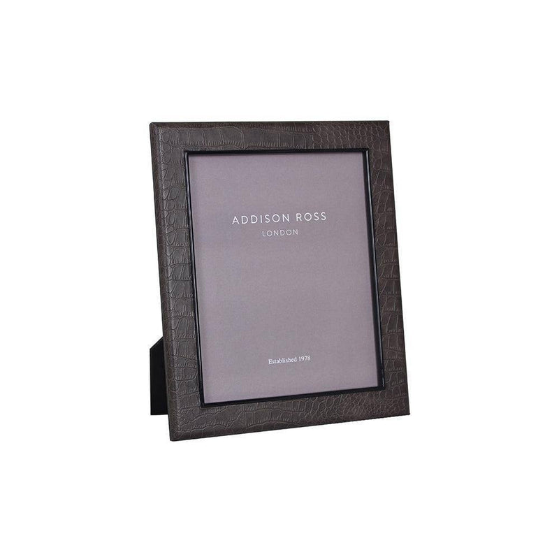 Addison Ross Brown Faux Croc Frame - Large - Modern Quests