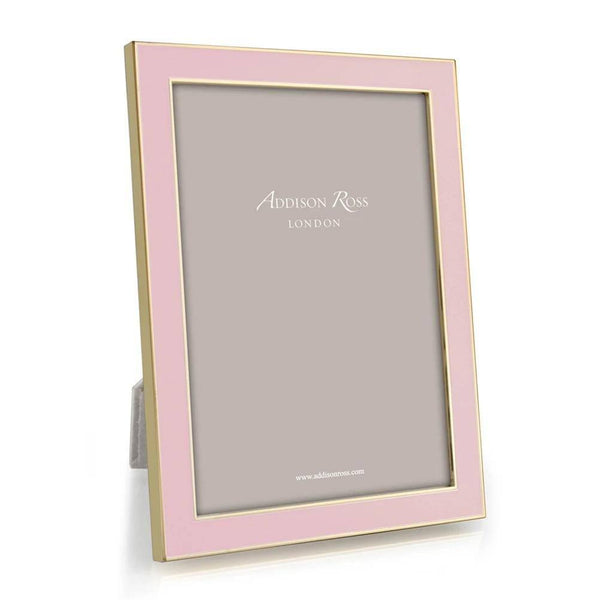 Addison Ross Pale Pink Enamel & Gold Frame - Medium - Modern Quests