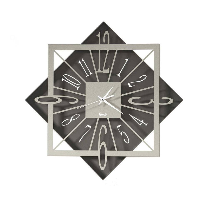 Arti E Mestieri Rumba Rhomboid Wall Clock - Ivory & Mud – Modern Quests