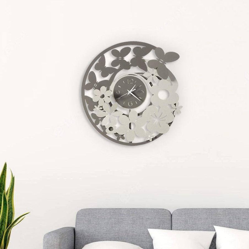 Arti & Mestieri Italy Storm Springs Wall Clock - Ivory and Mud - Modern Quests