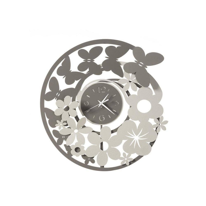 Arti & Mestieri Italy Storm Springs Wall Clock - Ivory and Mud - Modern Quests