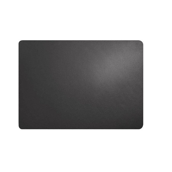 ASA Selection Germany Rectangular Fine Faux Leather Placemats, Set of 2 - Basalt - Modern Quests